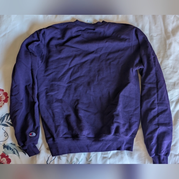 Champion Purple New York University Sweater - Picture 2 of 3